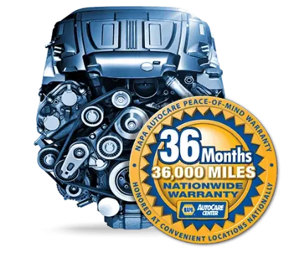 36 month 36,000 mile warranty